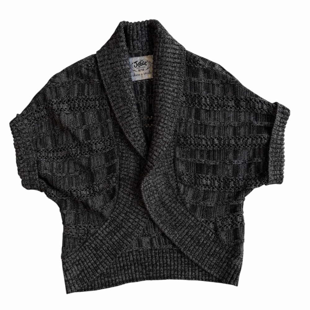 Justice Shrug Sweater Size 8/10